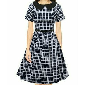 Peter pan collar vintage dress